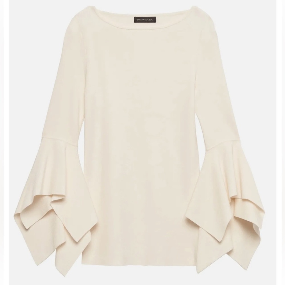 Banana Republic Handkerchief Sleeve Sweater SZ XL